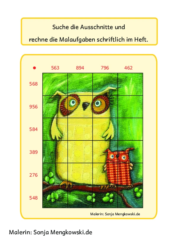 Mama und Papa Eule schriftlich multipizieren A.pdf